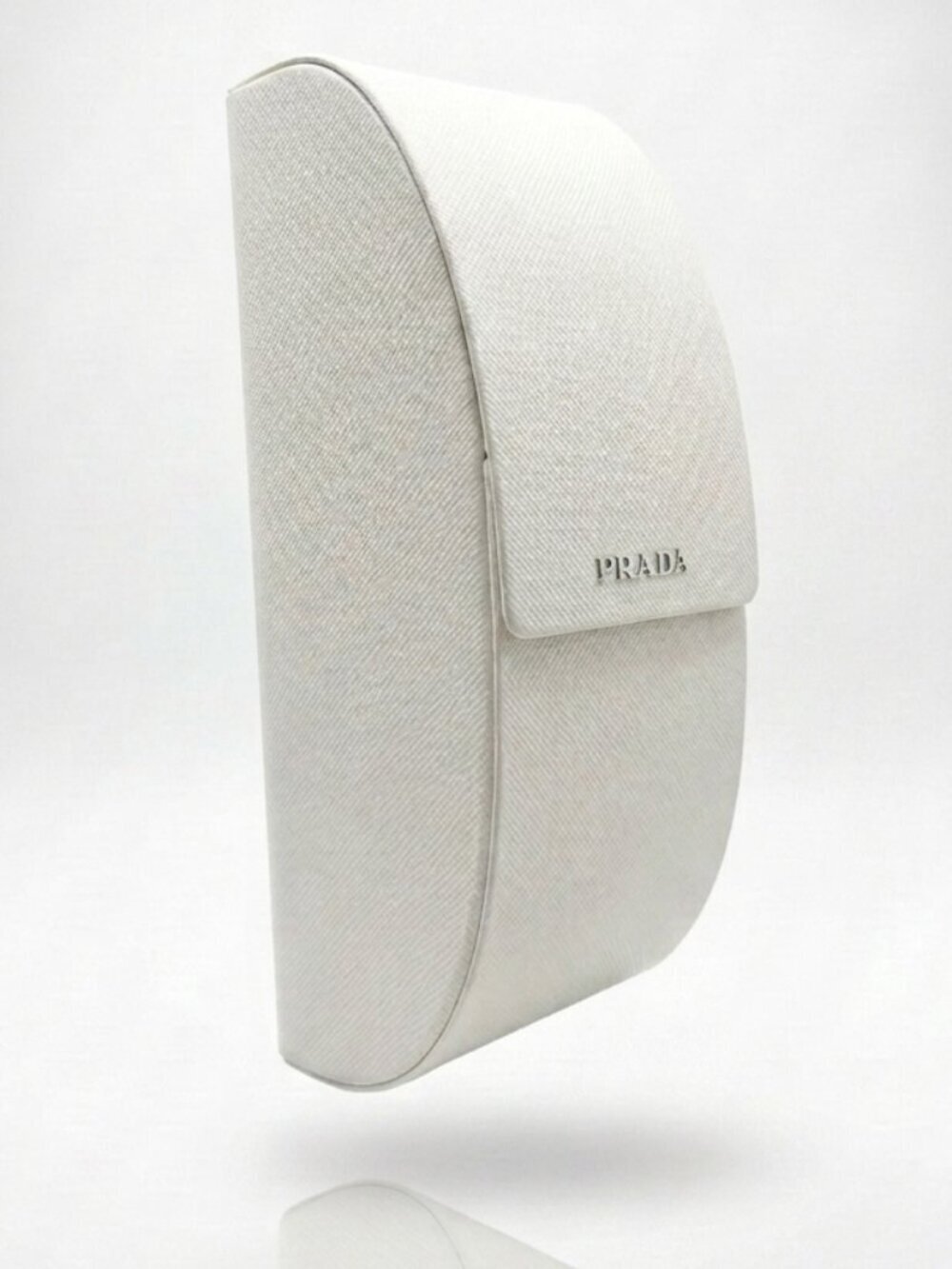 PRADA Sunglasses Glasses Case Flip Top White Large